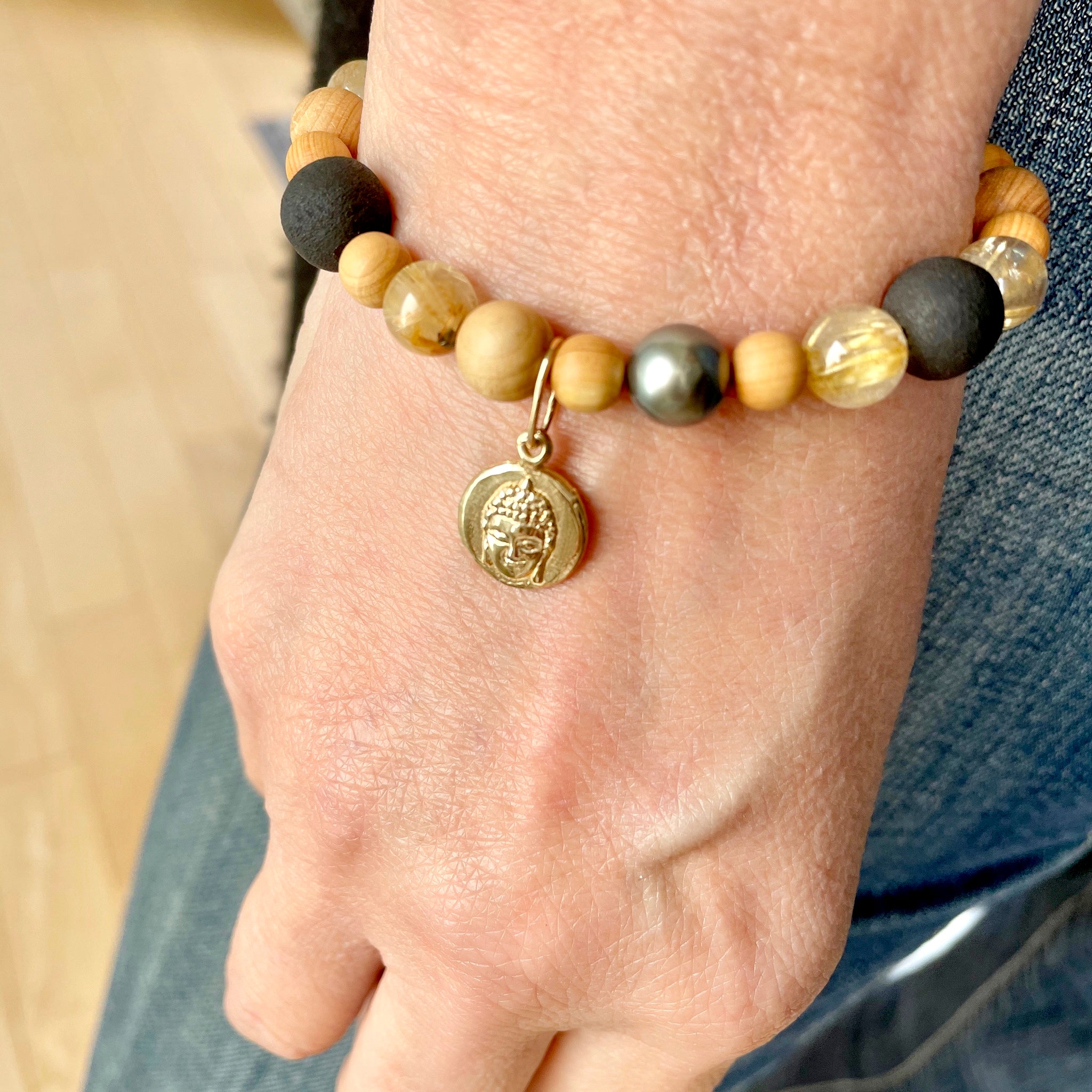 Black Pearl Buddha