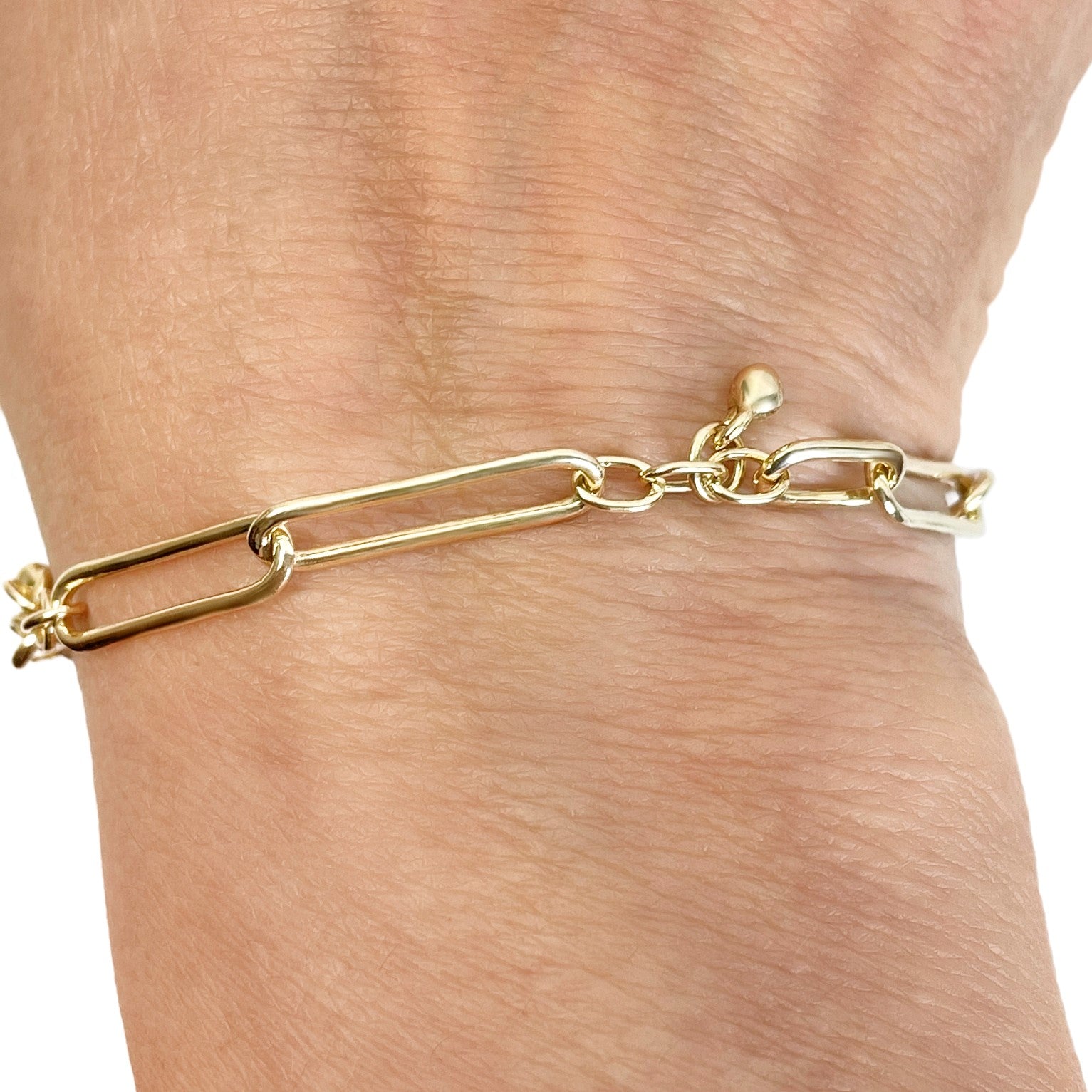 Links and Bubbles Bracelet