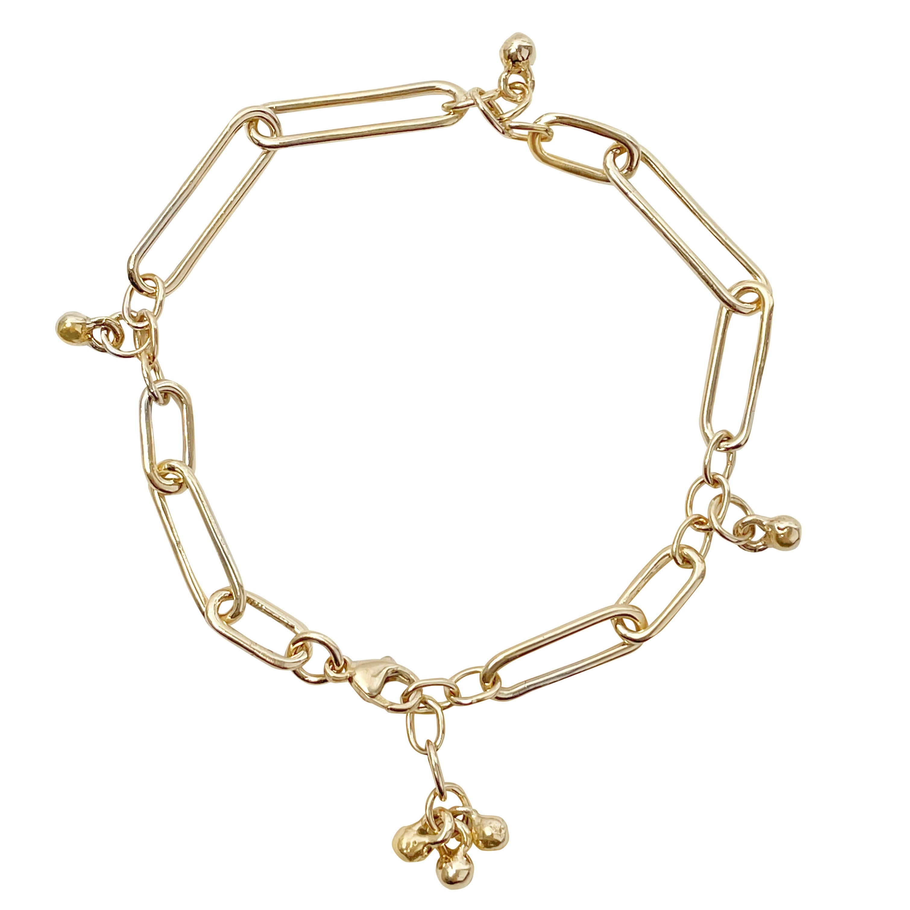 Links and Bubbles Bracelet