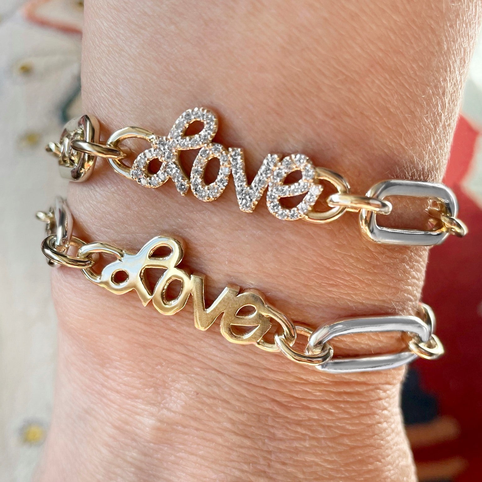 Love Links Silver and Gold