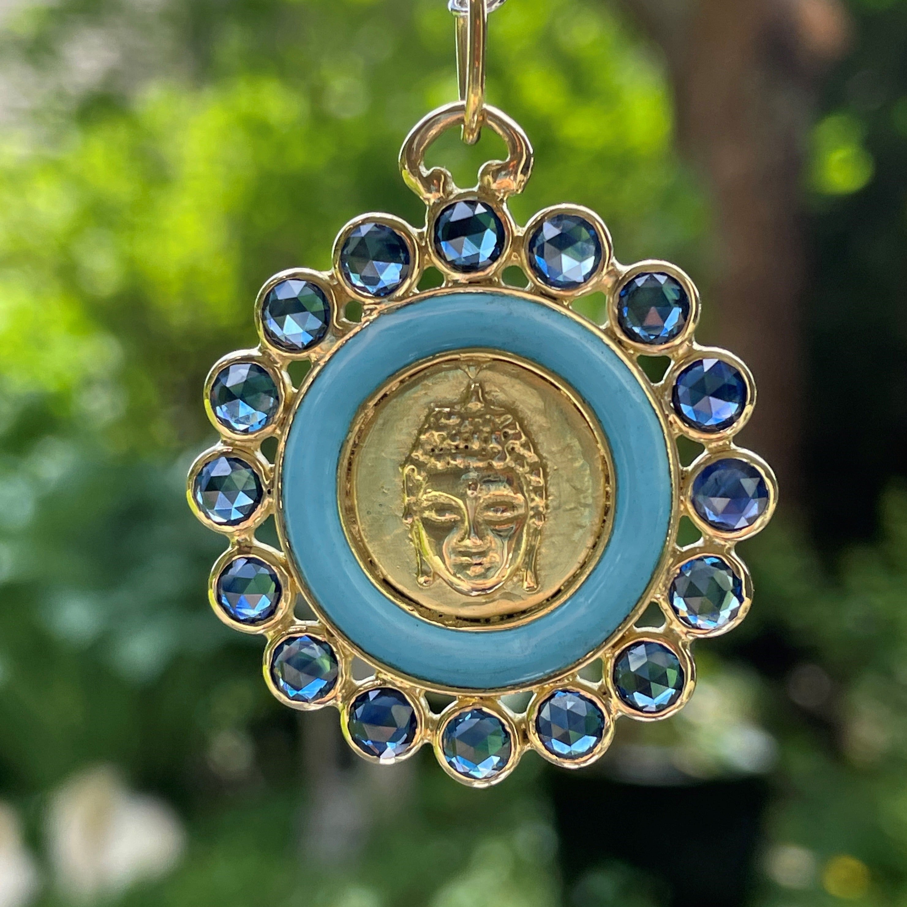 Blue Sapphire Buddha