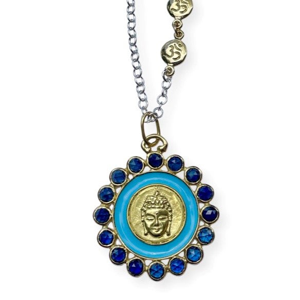 Blue Sapphire Buddha