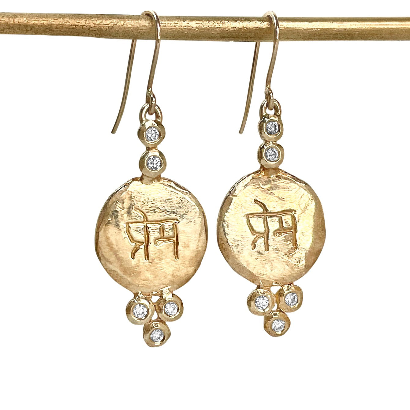 Love Diamond Cascade Bindi Earrings