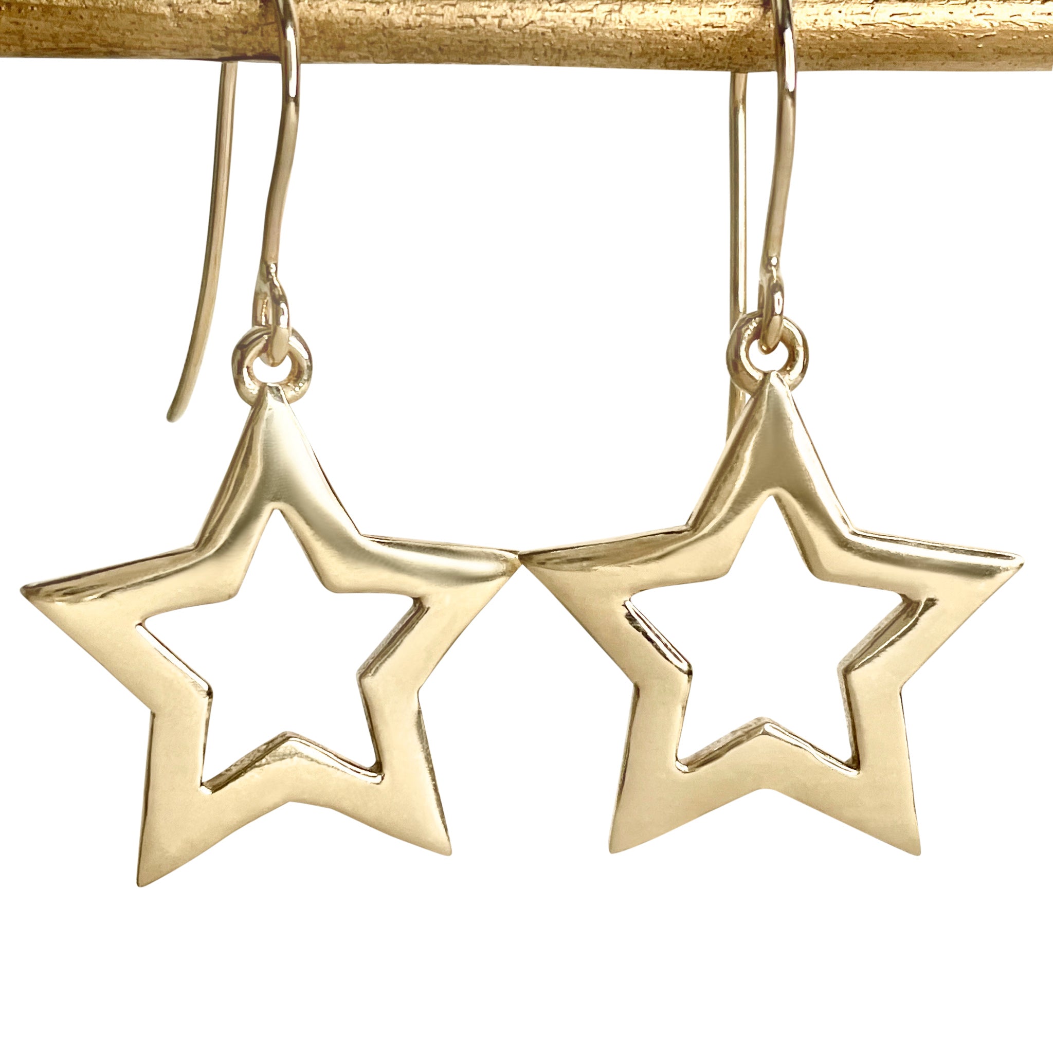 Large Destiny Star Earrings