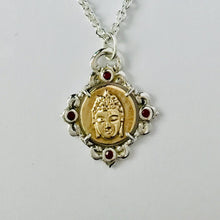 Load image into Gallery viewer, Gold Buddha with Rubies
