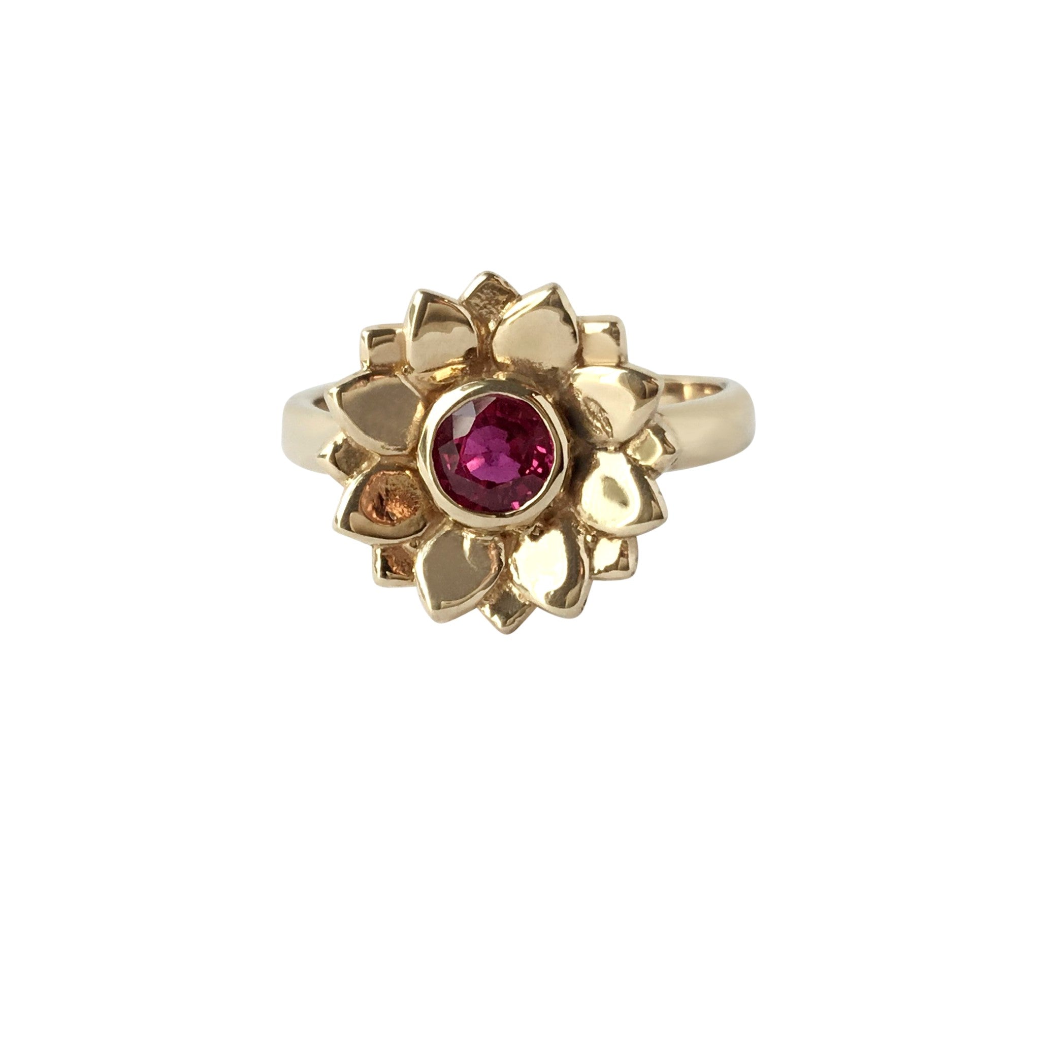 Small Bohoshakti Ruby Ring