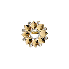 Load image into Gallery viewer, Bohoshakti Lotus Diamond Ring

