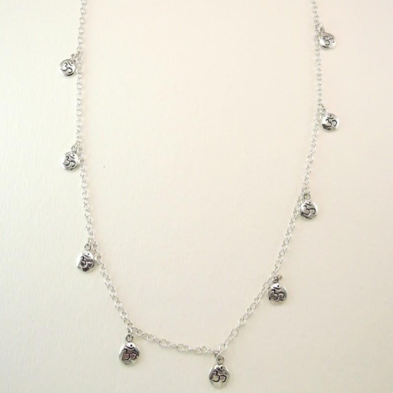 Tiny Om Bindi Necklaces