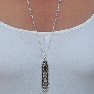Triple Ganesh Deity Necklace