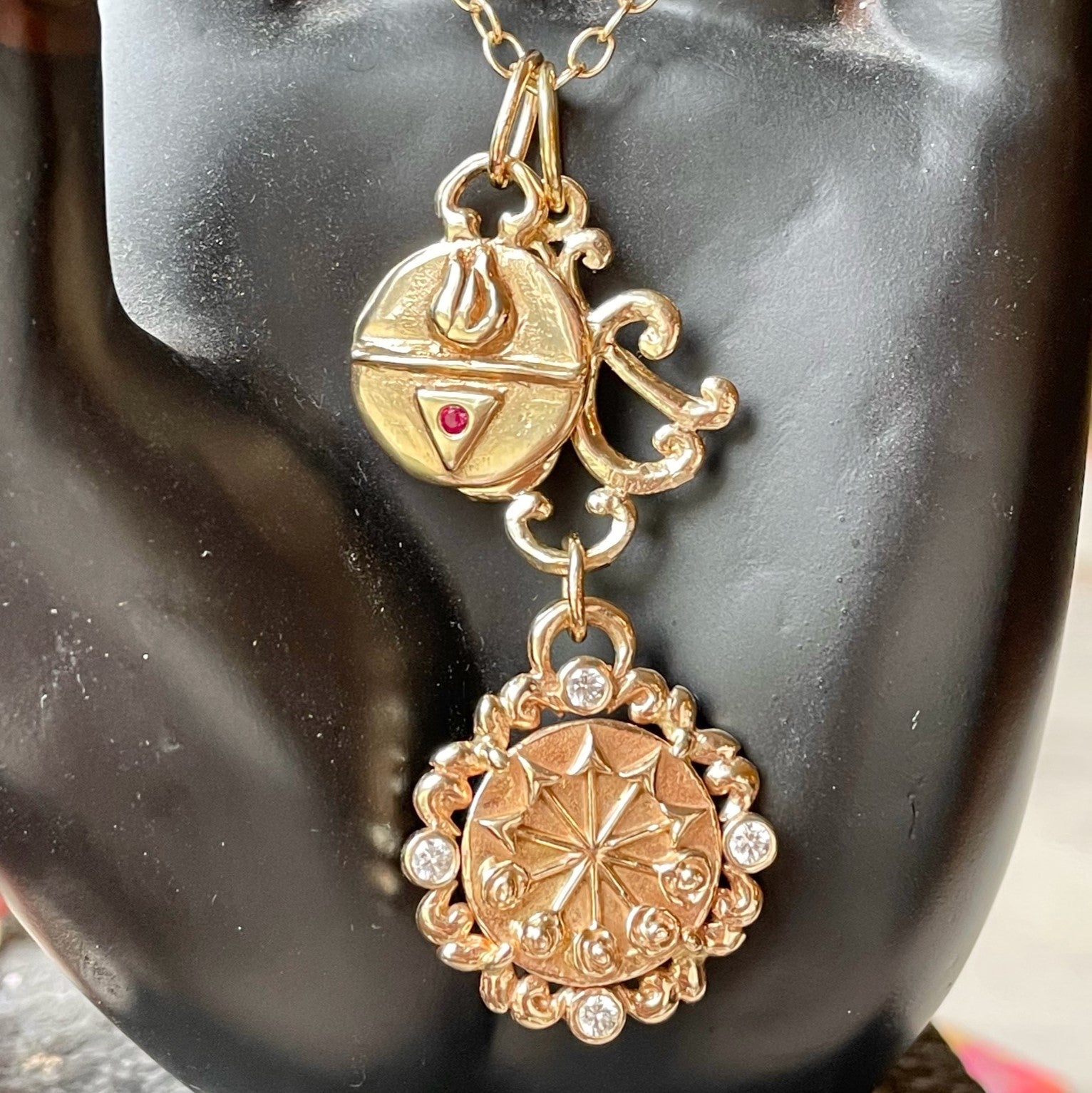 Lalita's Arrows with Diamond and Lotus Petal